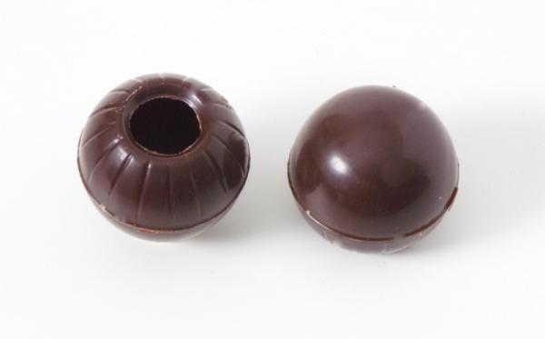 3 Set - Mini Schokoladenhohlkugeln edelbitter - Pralinen Hohlkörper  von sweetART -1